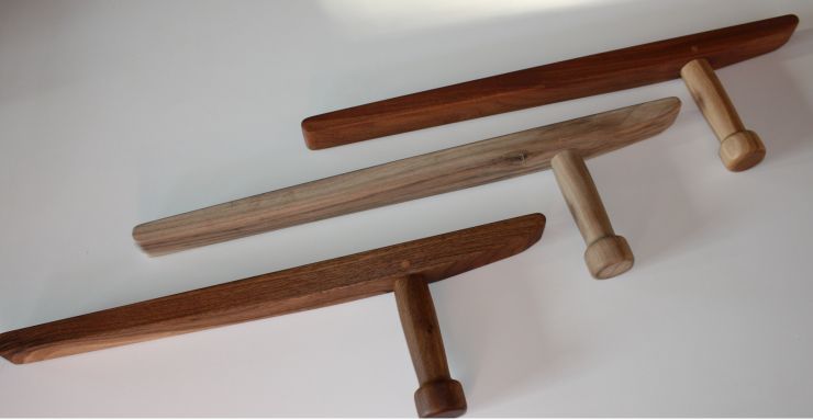 Tonfa Nussbaum, Ulme oder Krischbaum